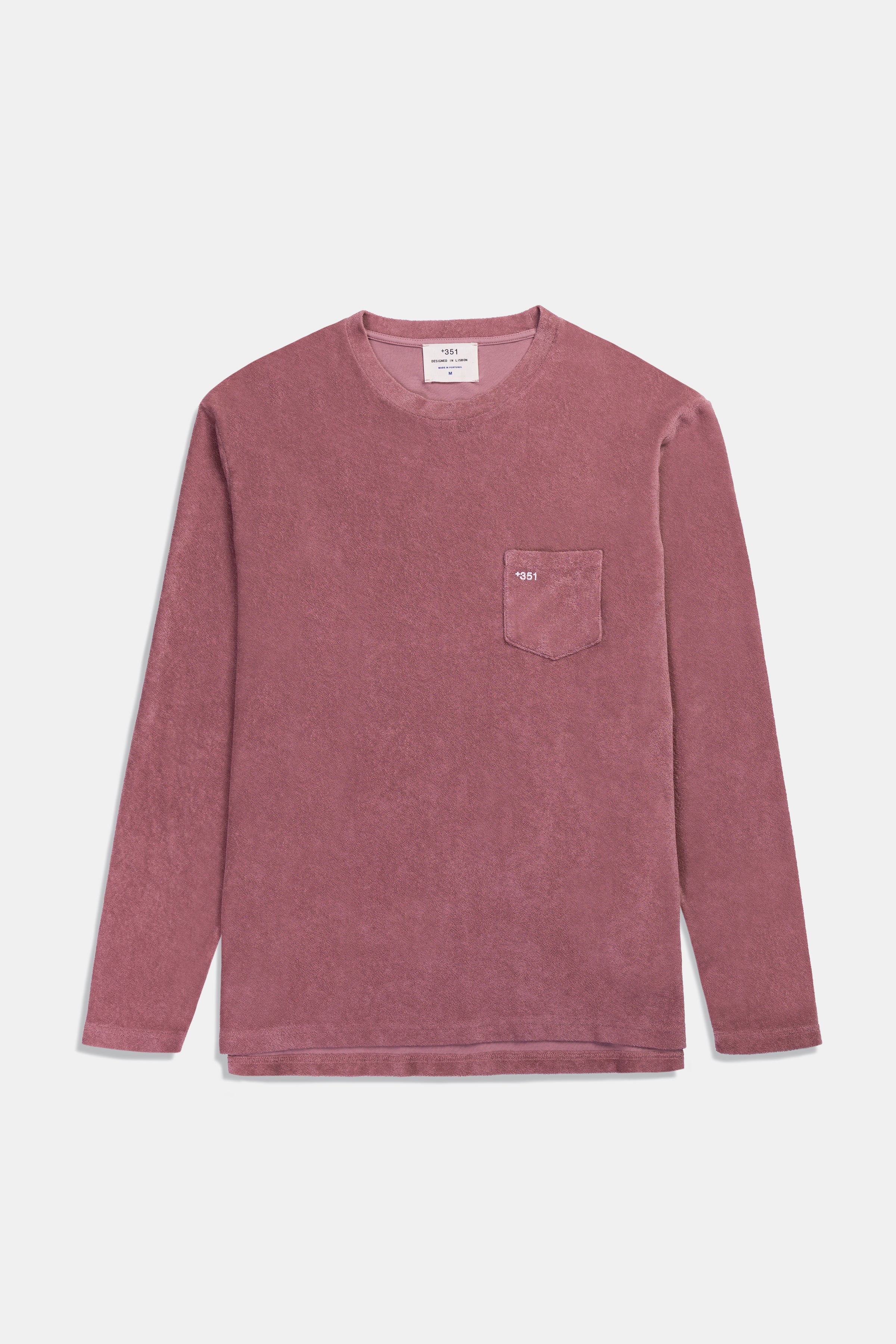 LONG SLEEVE TERRY ROSE