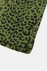 LONG SLEEVE LEOPARD GREEN