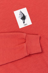 LONG SLEEVE GRAPHIC SEASHELL FRAMBOISE