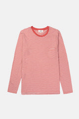 LONG SLEEVE STRIPES FRAMBOISE/CRU