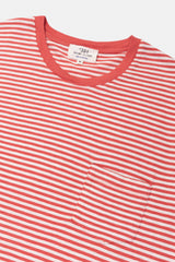 LONG SLEEVE STRIPES FRAMBOISE/CRU