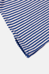 LONG SLEEVE STRIPES STEEL BLUE/CRU