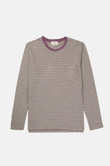 LONG SLEEVE STRIPES WATER GREEN/VIOLET