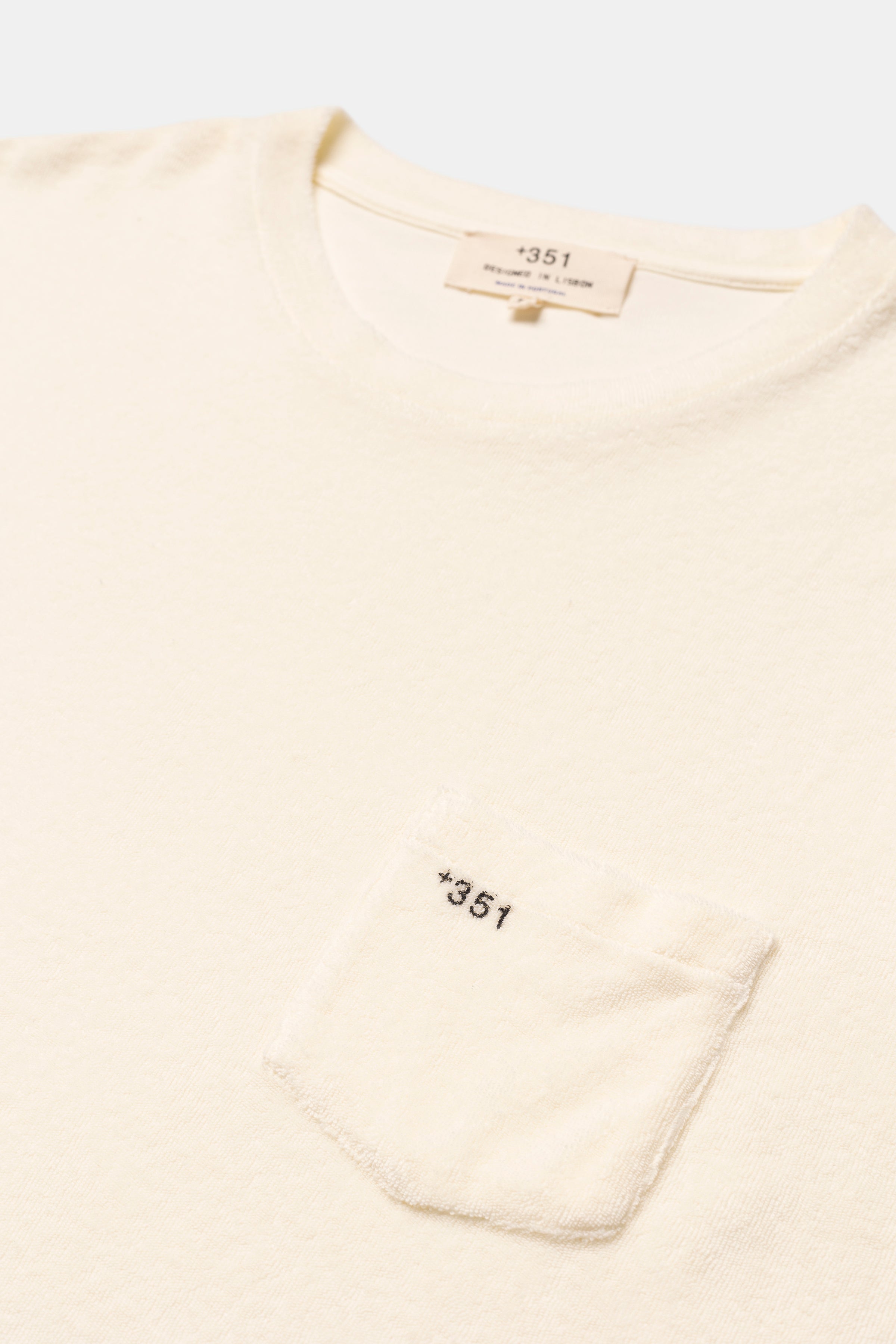 LONG SLEEVE TERRY OFF-WHITE