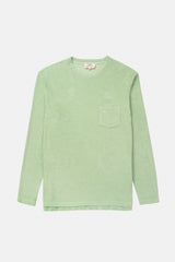 LONG SLEEVE TERRY WATER GREEN