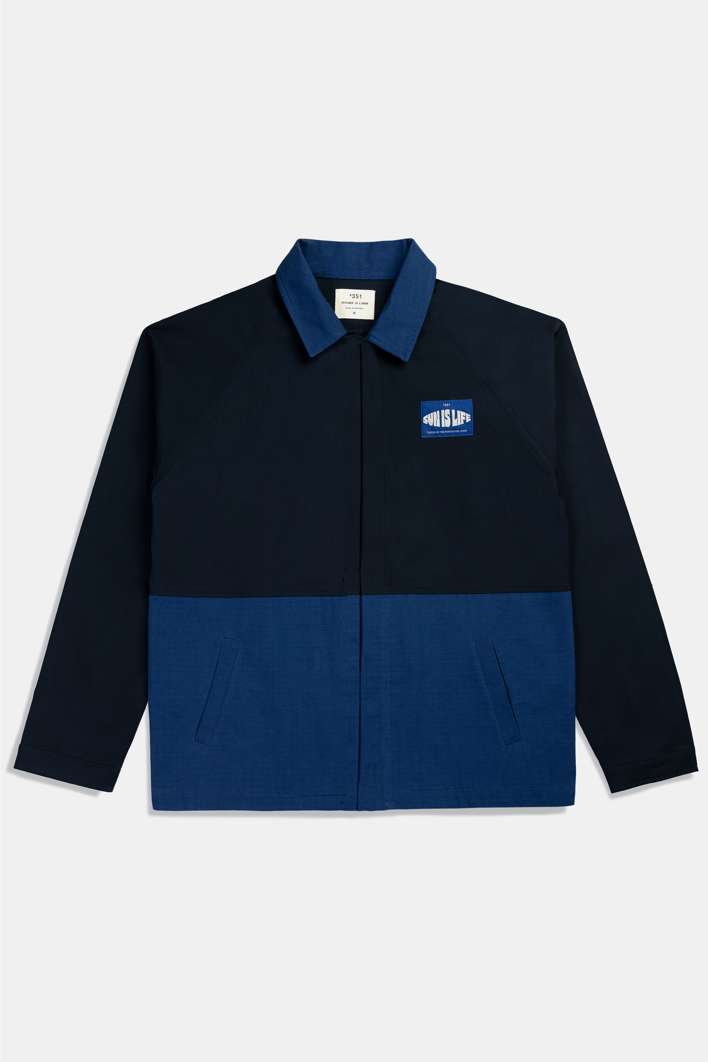 JACKET WAFFLE BLUE/NAVY