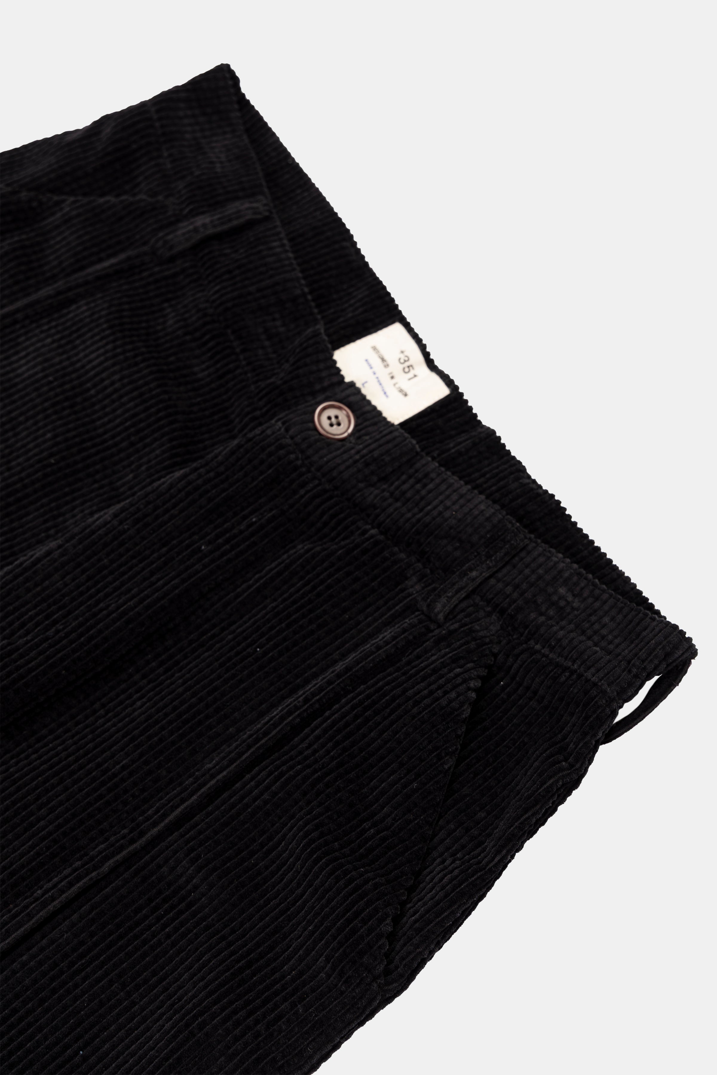 PANTS BAGGY CORDS BLACK