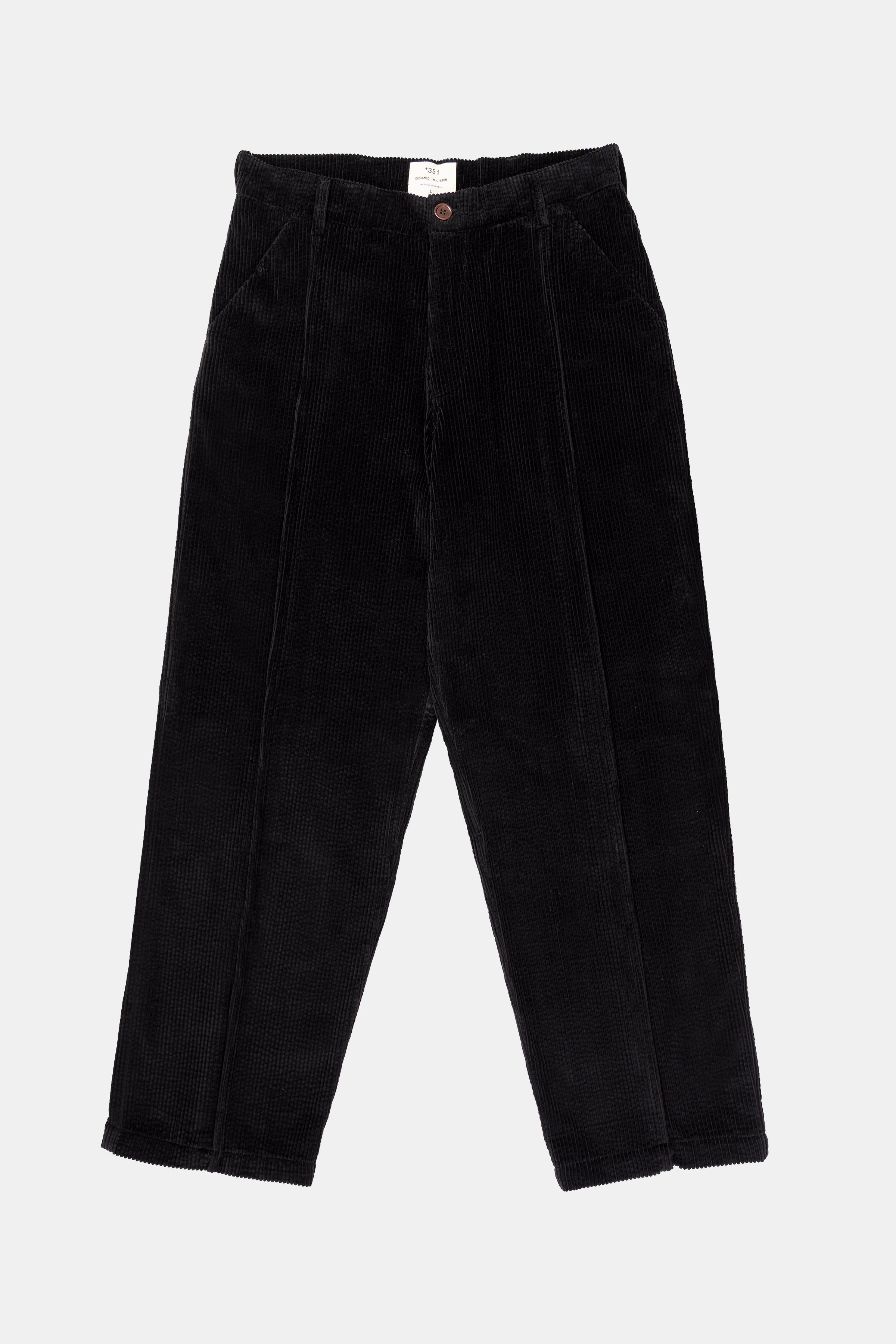 PANTS BAGGY CORDS BLACK