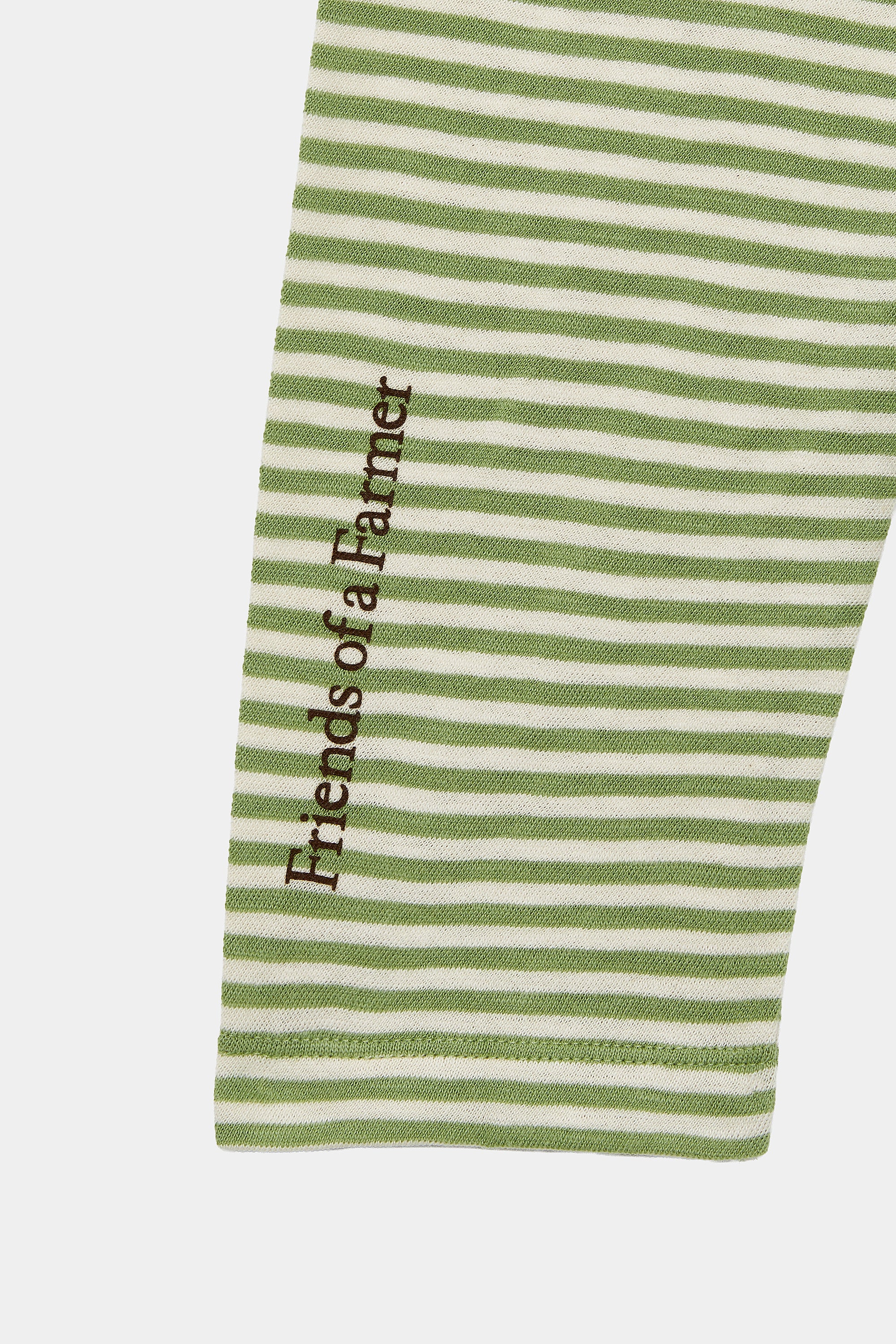 LONG SLEEVE STRIPES FOF CRU/PASTEL GREEN