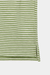 LONG SLEEVE STRIPES FOF CRU/PASTEL GREEN