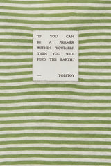 LONG SLEEVE STRIPES FOF CRU/PASTEL GREEN