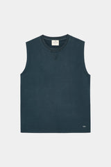 SLEEVELESS SWEATSHIRT CHARCOAL