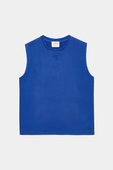 SLEEVELESS SWEATSHIRT AZURE FLAME