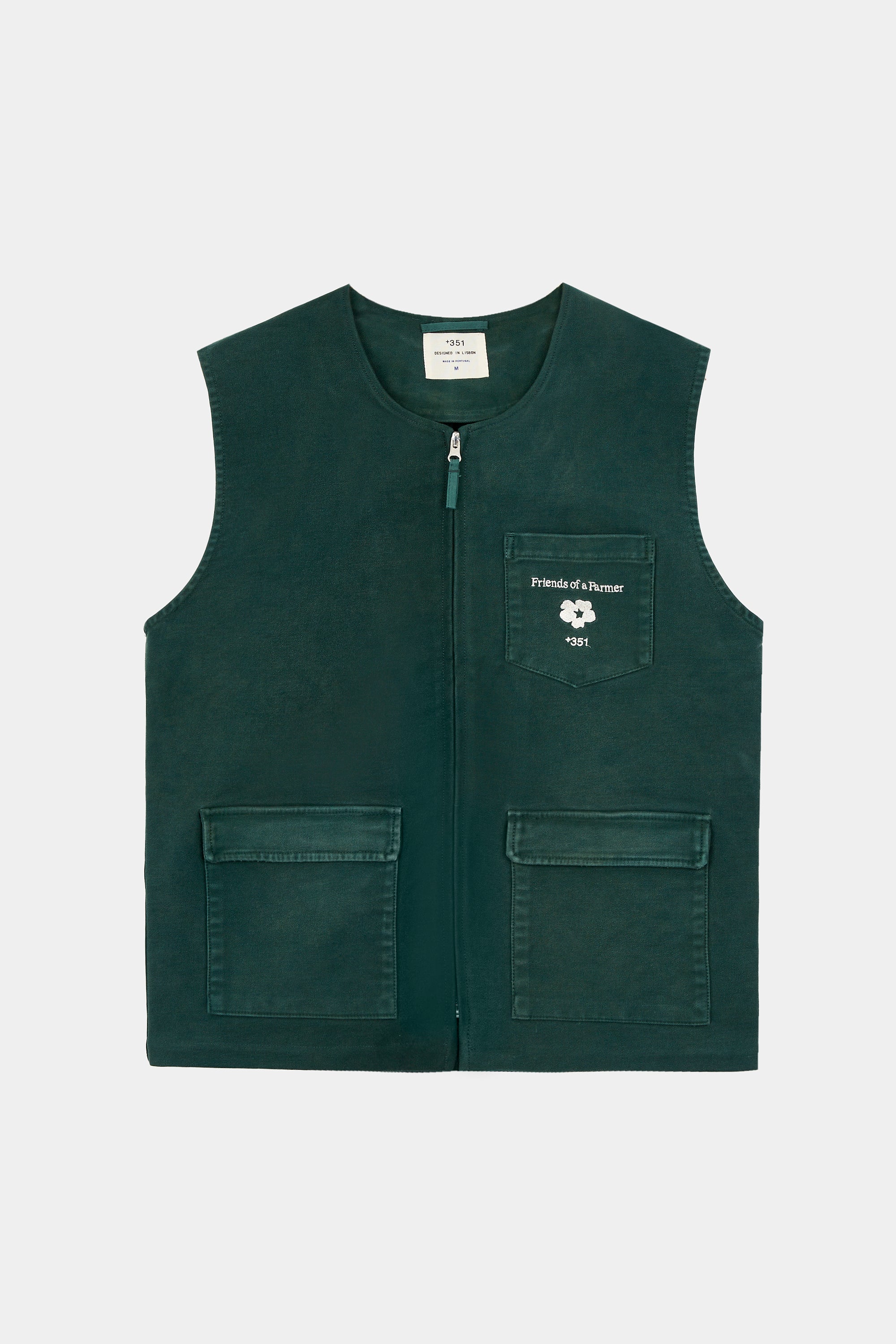 JACKET WORK VEST FOF DEEP GREEN