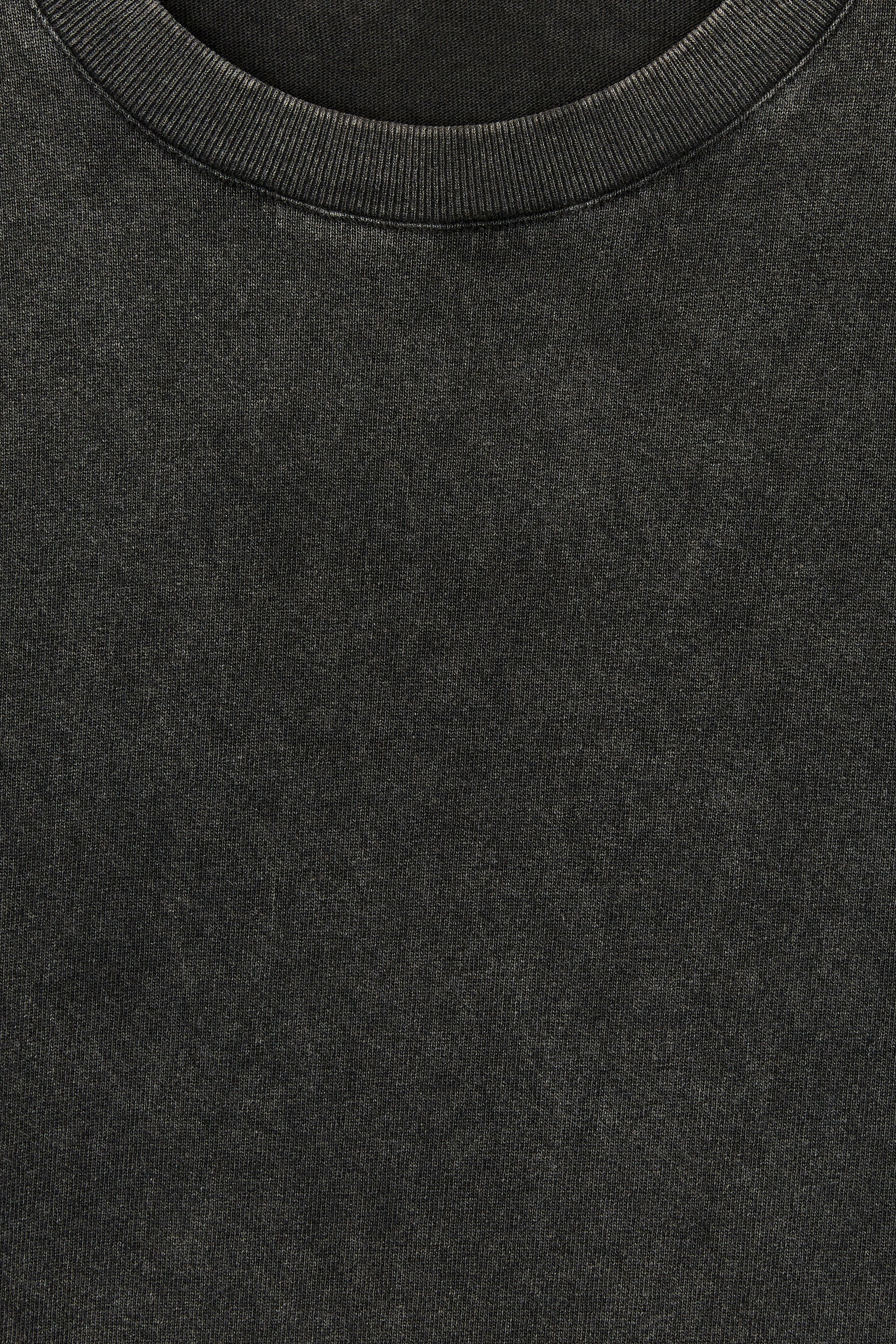 LONG SLEEVE RIB BLACK FADEOUT
