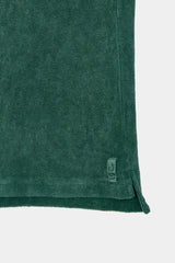 POLO LONG SLEEVE TERRY DEEP GREEN