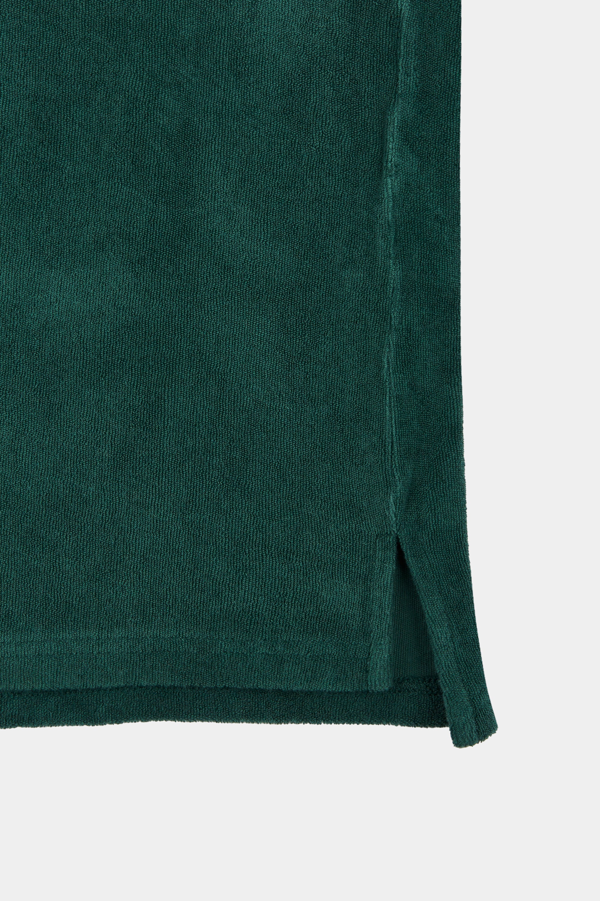POLO LONG SLEEVE TERRY DEEP GREEN