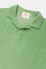 POLO LONG SLEEVE TERRY PASTEL GREEN
