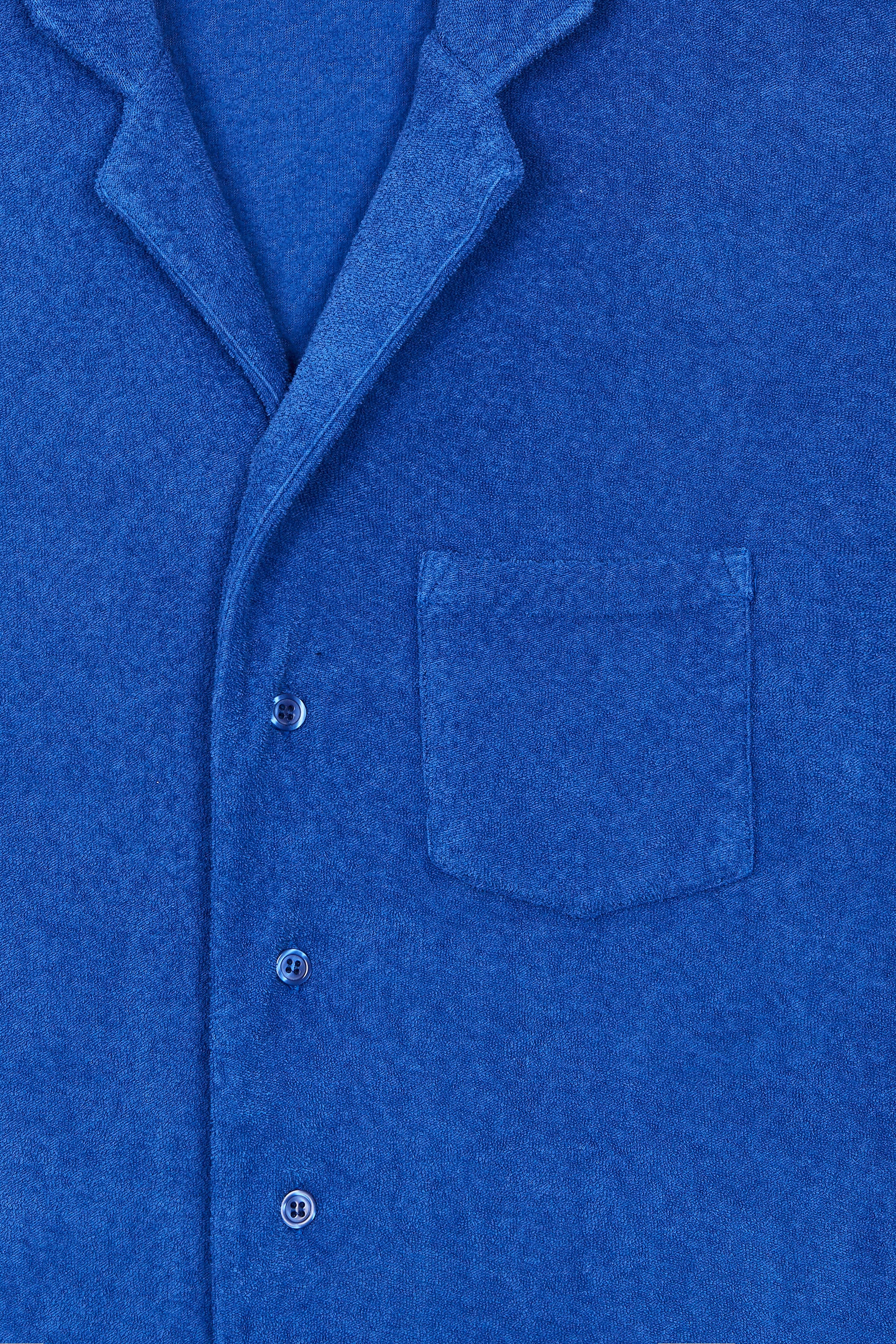 SHIRT LONG SLEEVE TERRY AZURE FLAME