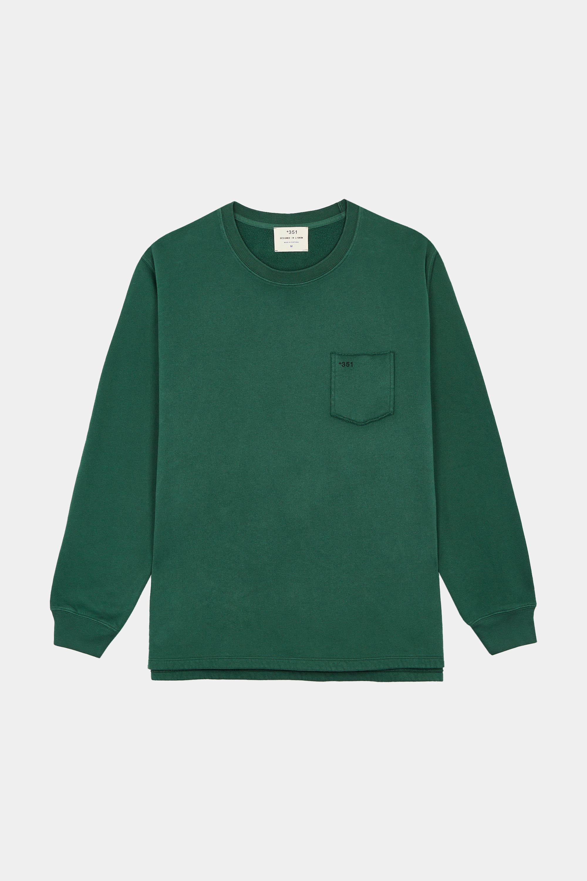 SWEATSHIRT ESSENTIAL DEEP GREEN
