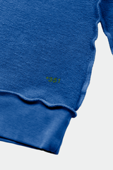 SWEATSHIRT GRAPHIC FREQUENCY INSIDE OUT STEEL BLUE / TURTLE