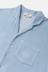 SHIRT LONG SLEEVE TERRY JASMIN BLUE