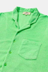 SHIRT LONG SLEEVE TERRY NEON GREEN