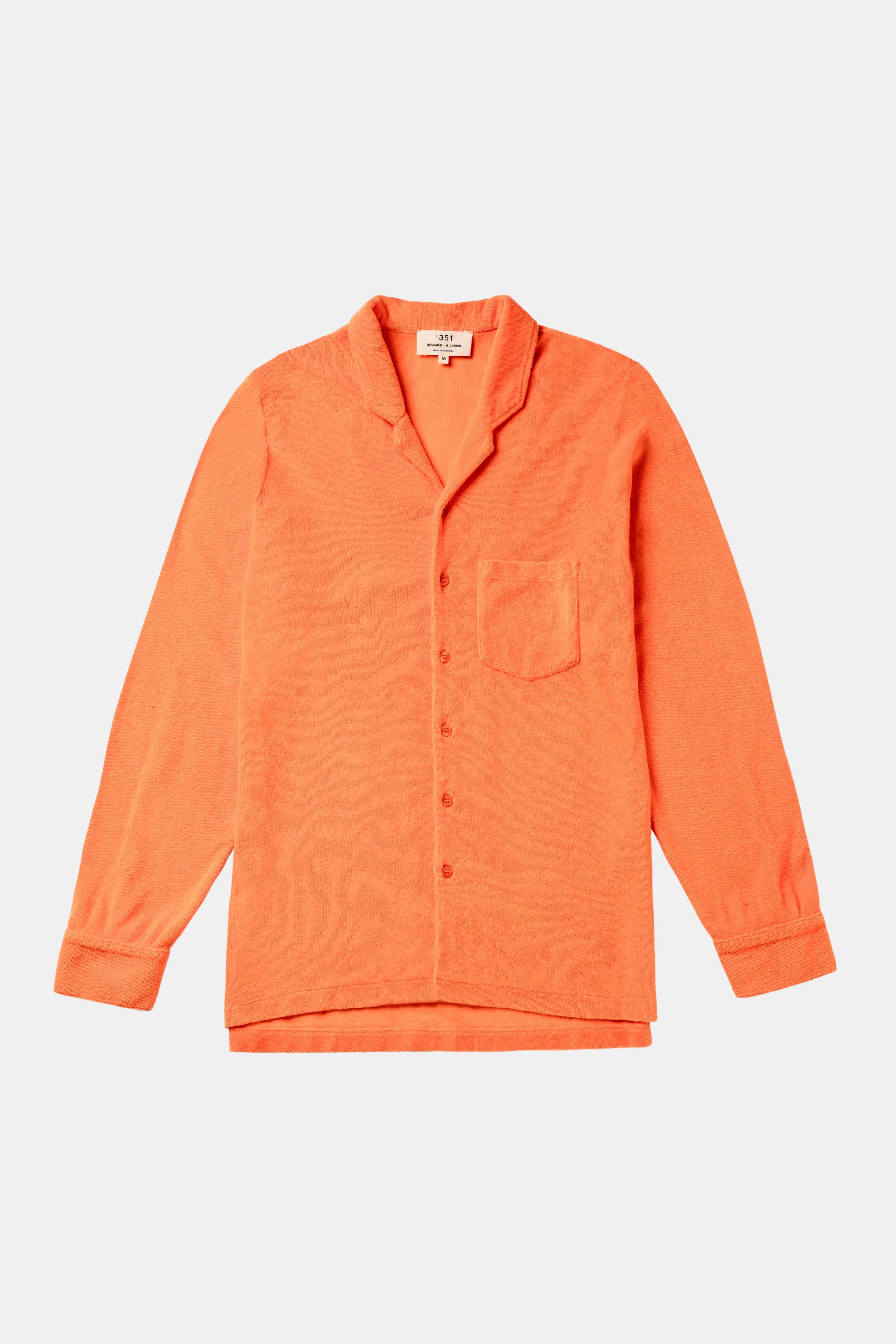 SHIRT LONG SLEEVE TERRY SALMON