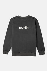 SWEATSHIRT INSIDE OUT ATLANTIC CHARCOAL/OFF-WHITE