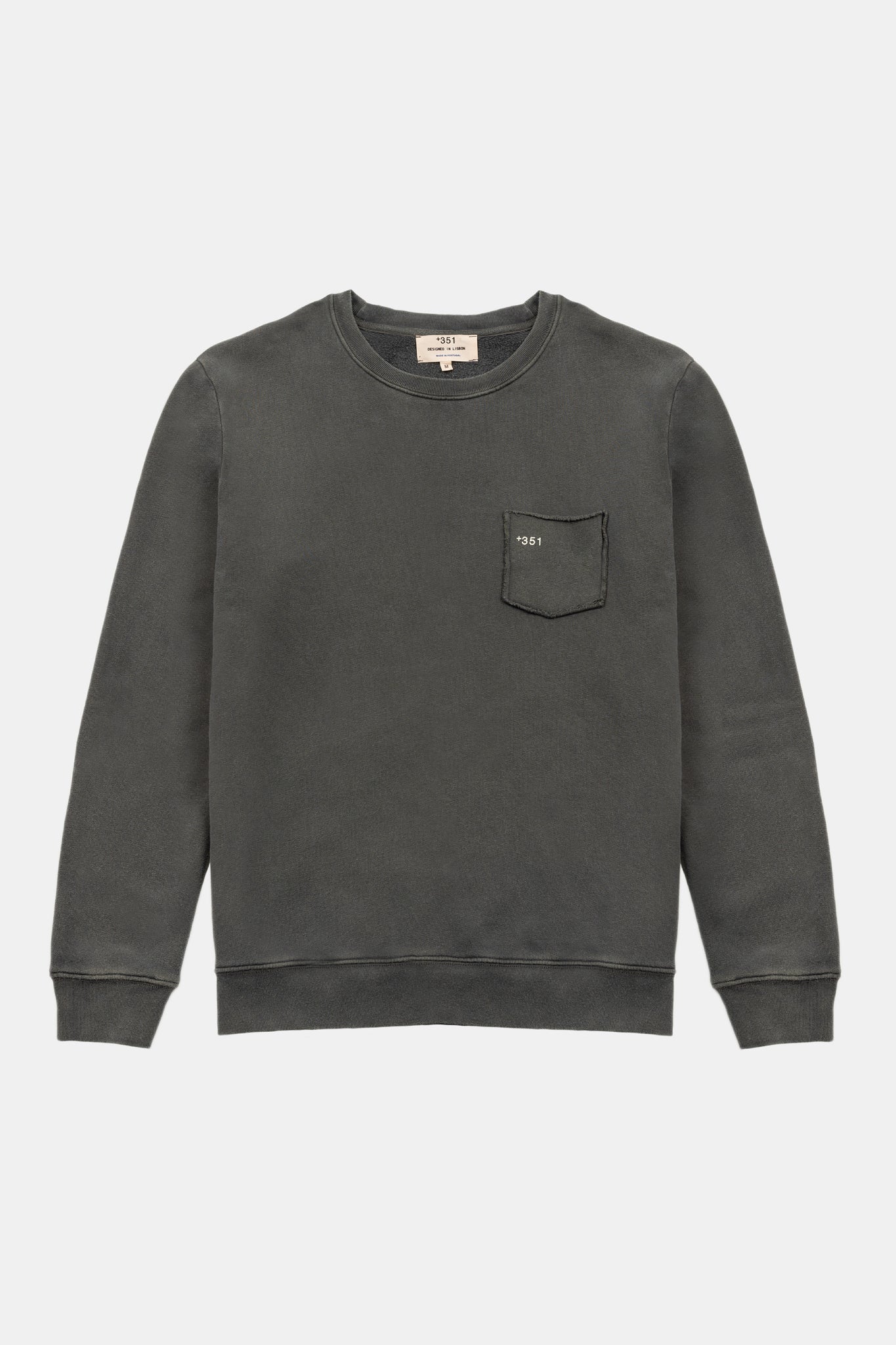 SWEATSHIRT ESSENTIAL CHARCOAL