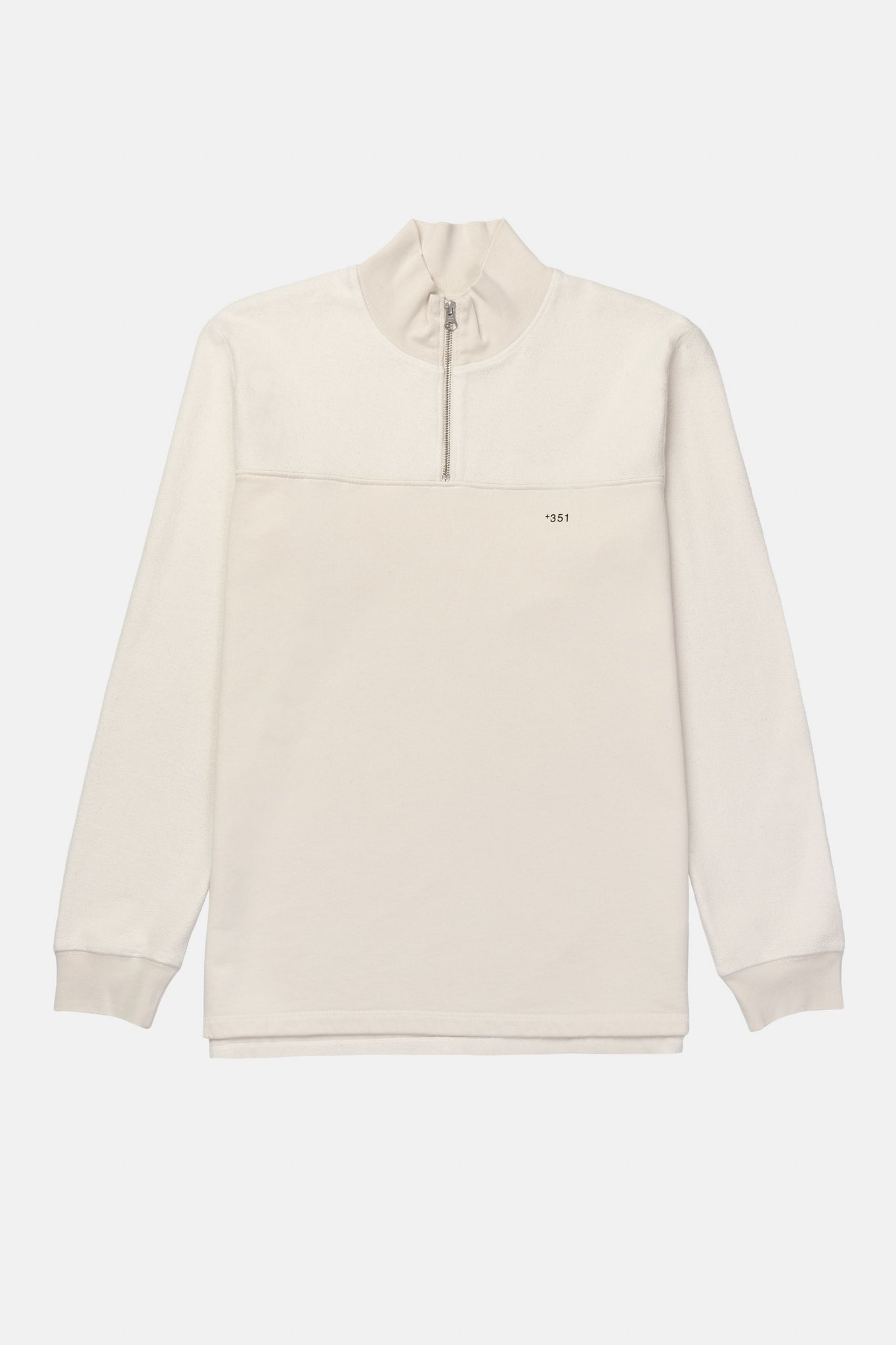 SWEATSHIRT ZIP OFF-WHITE