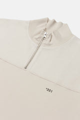 SWEATSHIRT ZIP OFF-WHITE