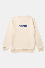 SWEATSHIRT ATLANTIC CRU/ STEEL BLUE