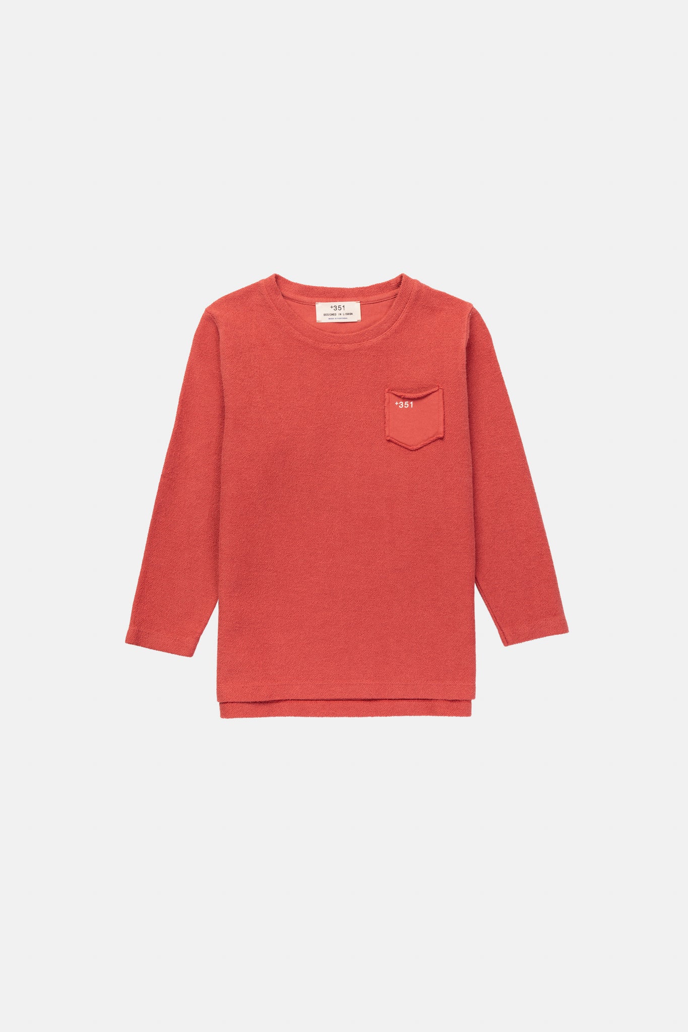 SWEATSHIRT RUSTIC KIDS FRAMBOISE