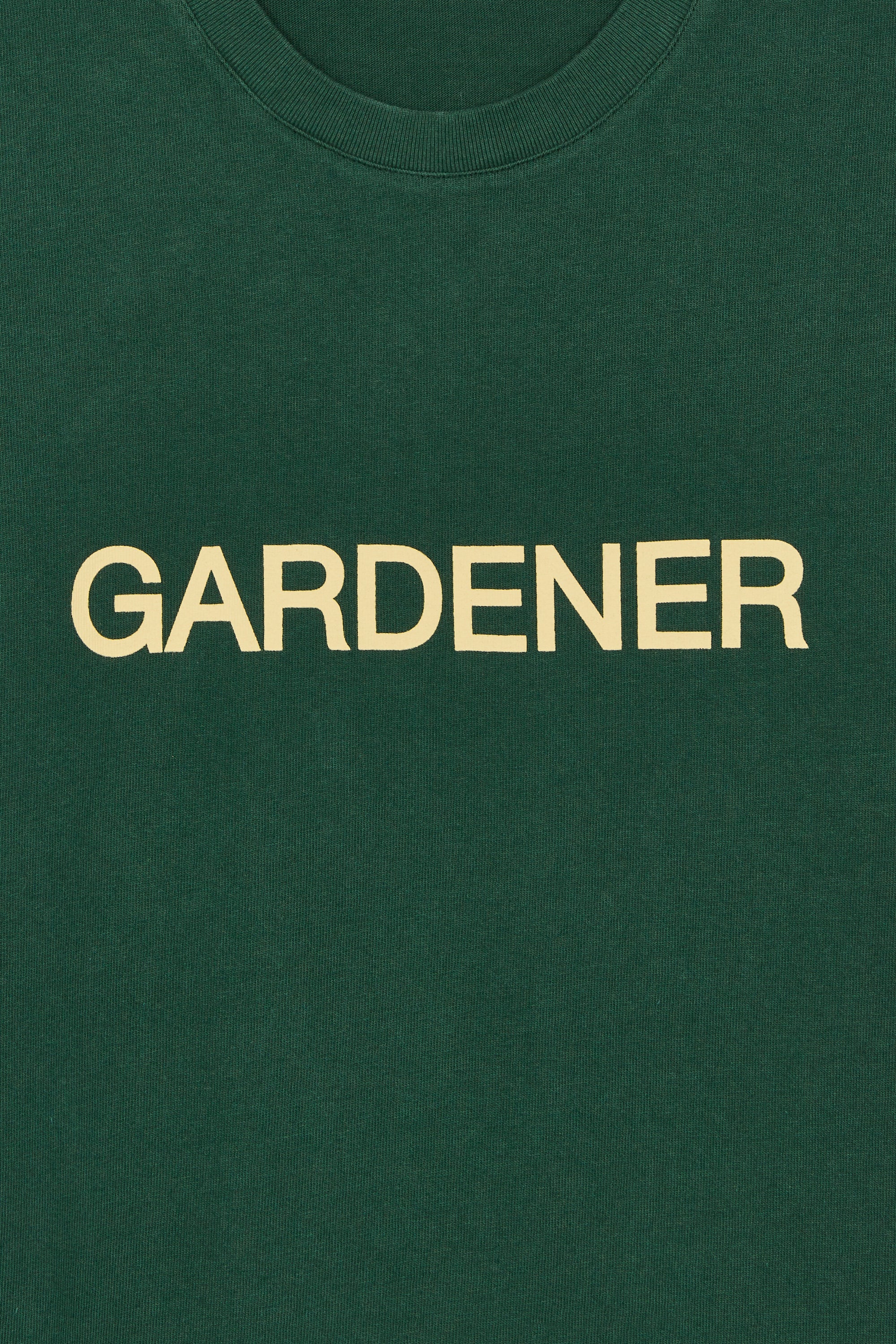 T-SHIRT GRAPHIC GARDENER DEEP GREEN
