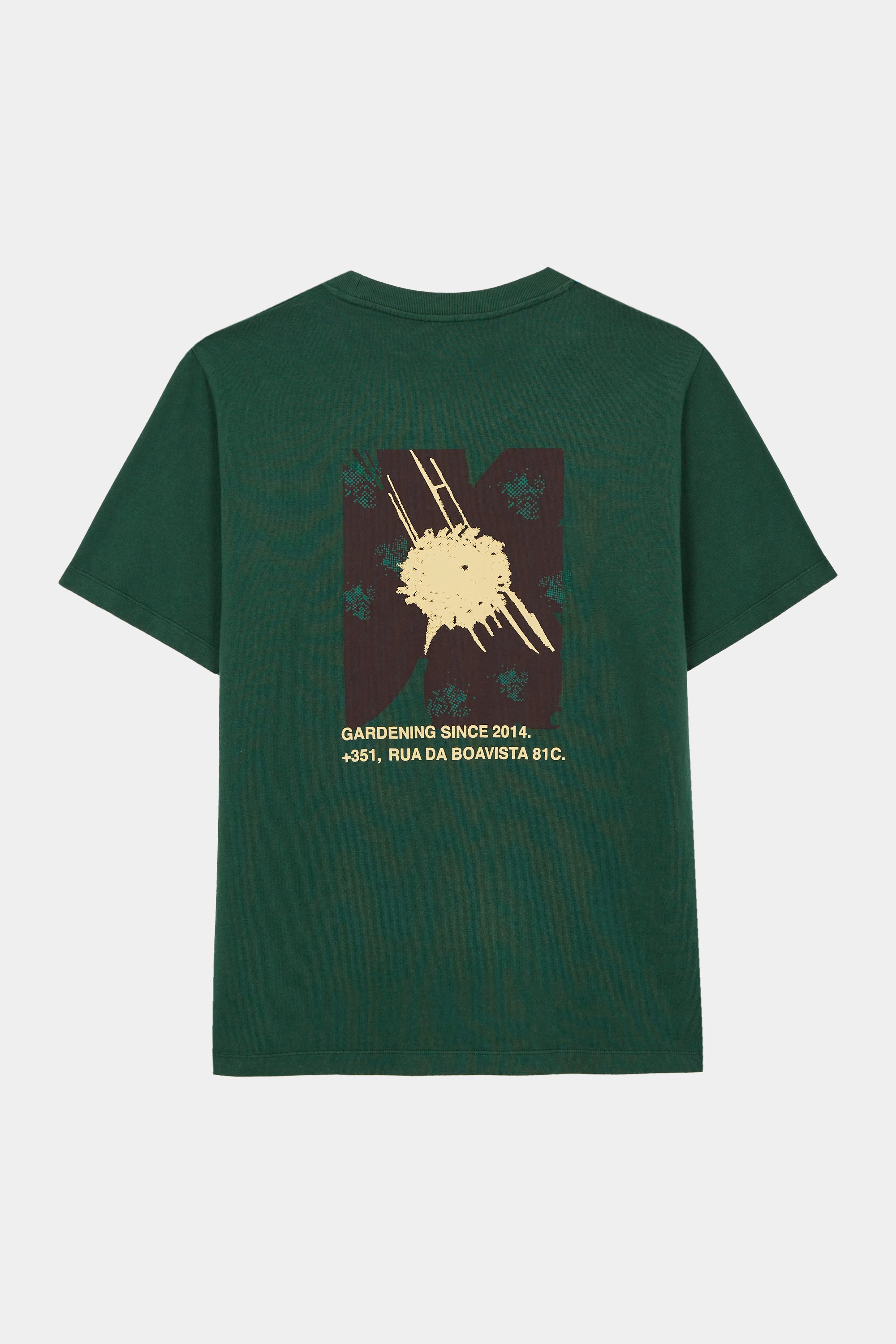 T-SHIRT GRAPHIC GARDENER DEEP GREEN