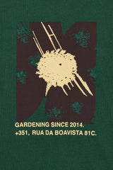 T-SHIRT GRAPHIC GARDENER DEEP GREEN