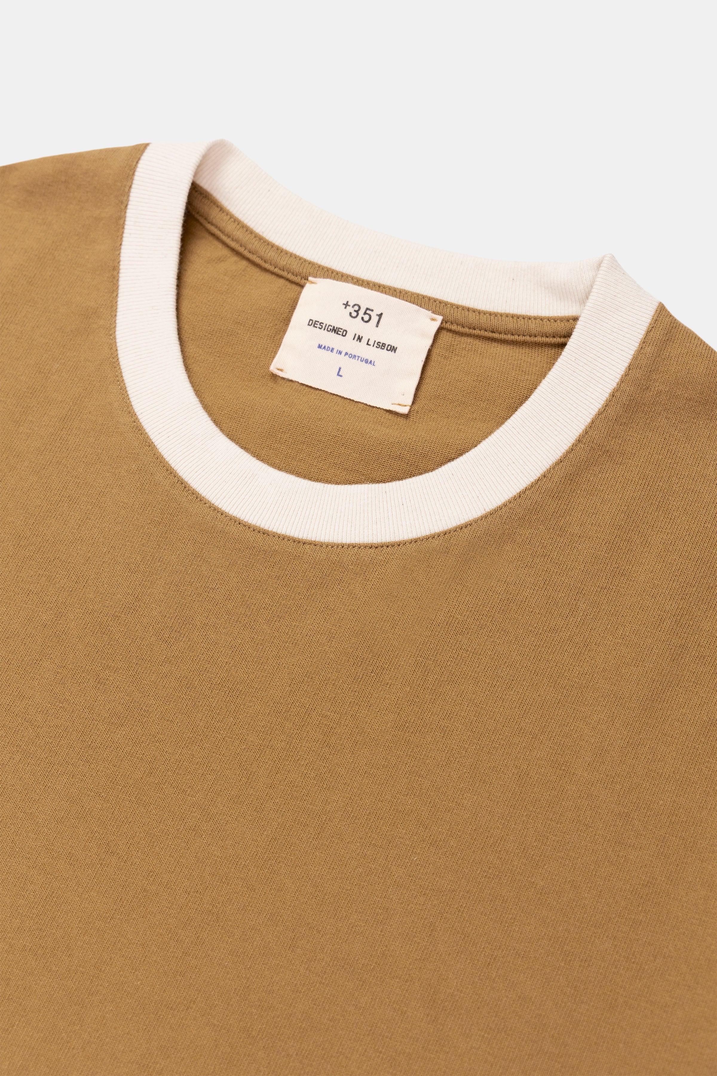 T-SHIRT RINGER CAMEL