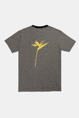 T-SHIRT STRIPES GRAPHIC BOTANIC