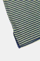 T-SHIRT STRIPES PETROL/PASTEL GREEN