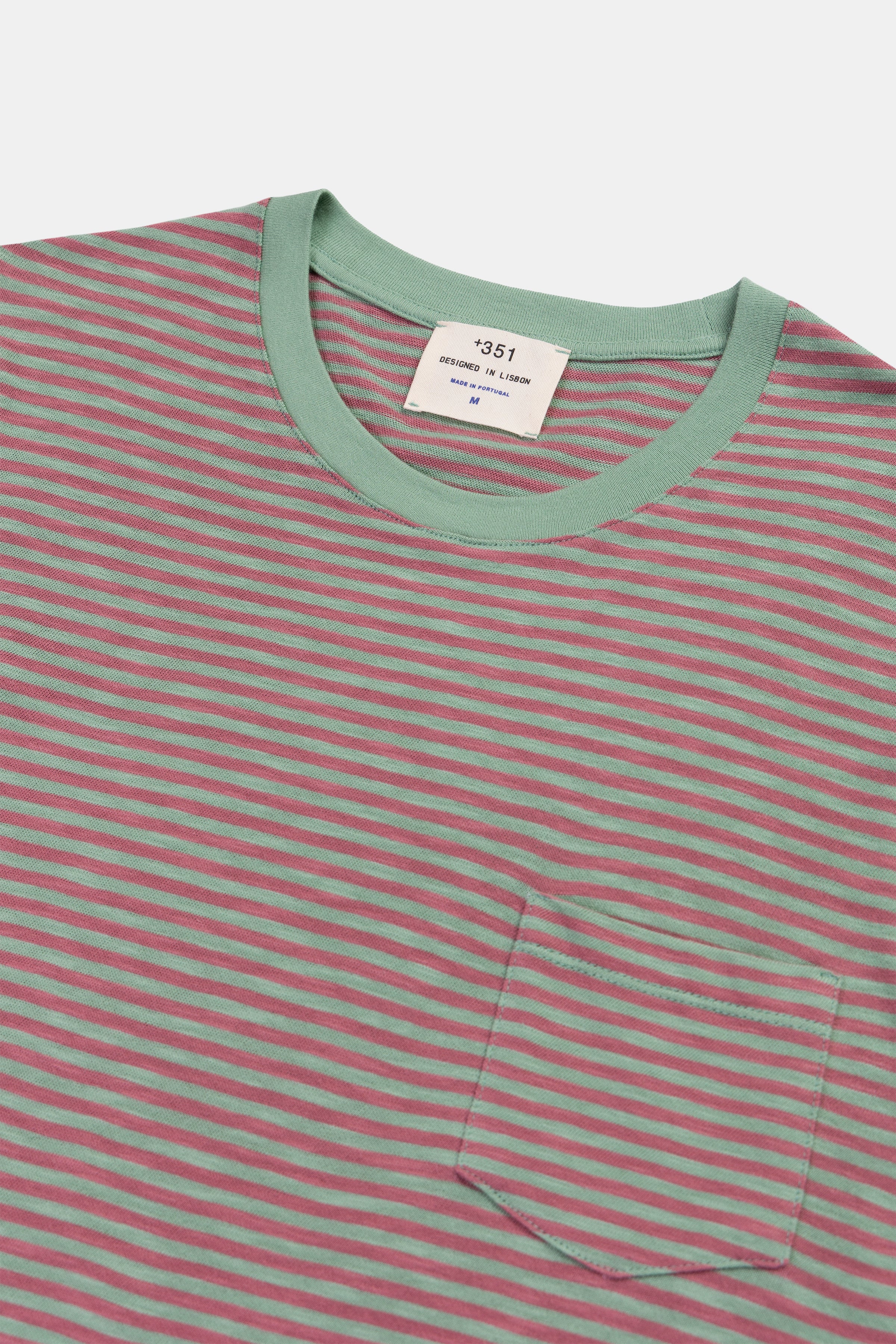 LONG SLEEVE STRIPES ROSE/ICY GREEN