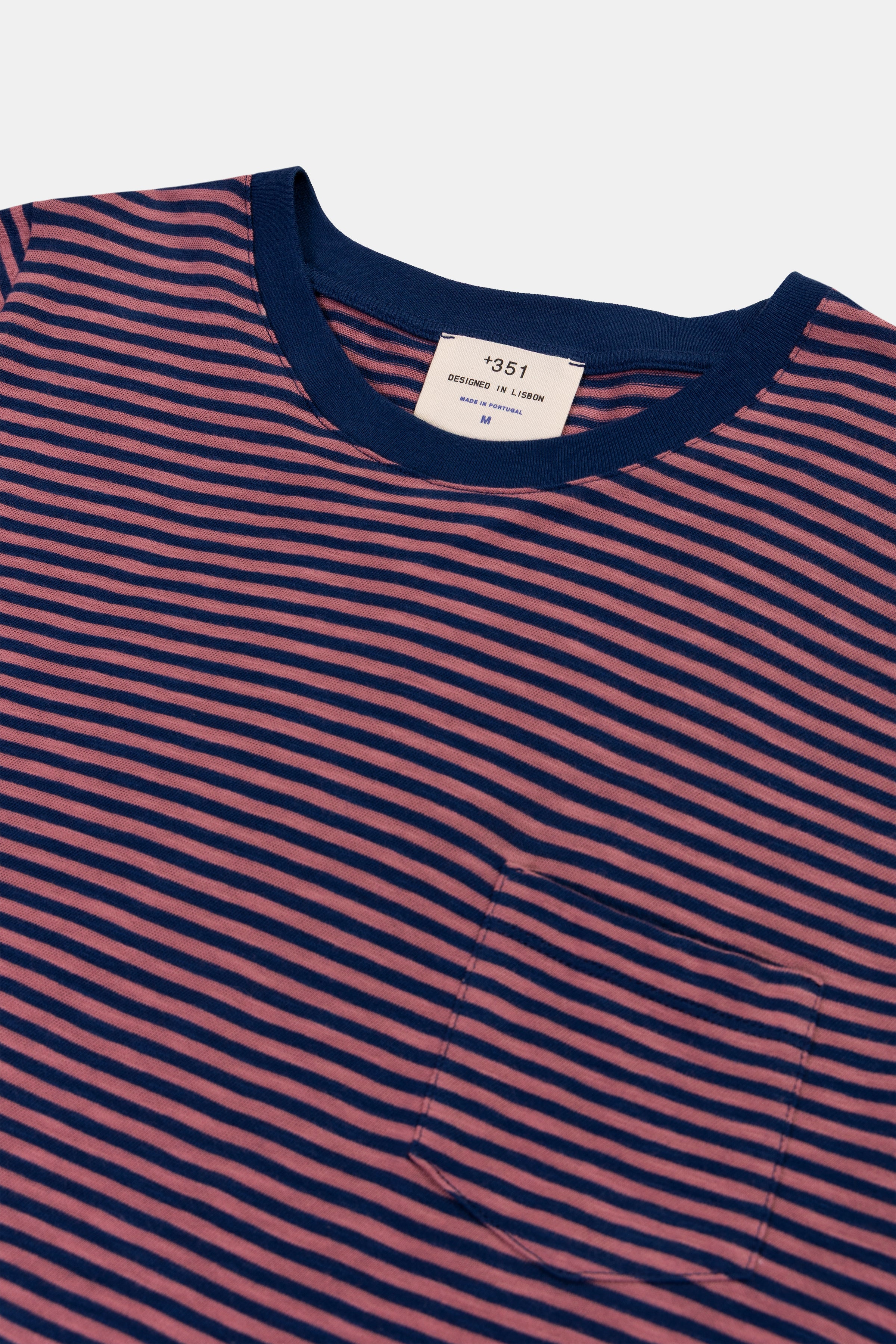 LONG SLEEVE STRIPES ROSE/PETROL