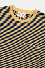 T-SHIRT STRIPES YELLOW BALLOON/ PETROL