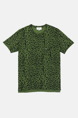 T-SHIRT LEOPARD GREEN