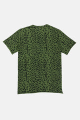 T-SHIRT LEOPARD GREEN