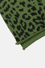 T-SHIRT LEOPARD GREEN