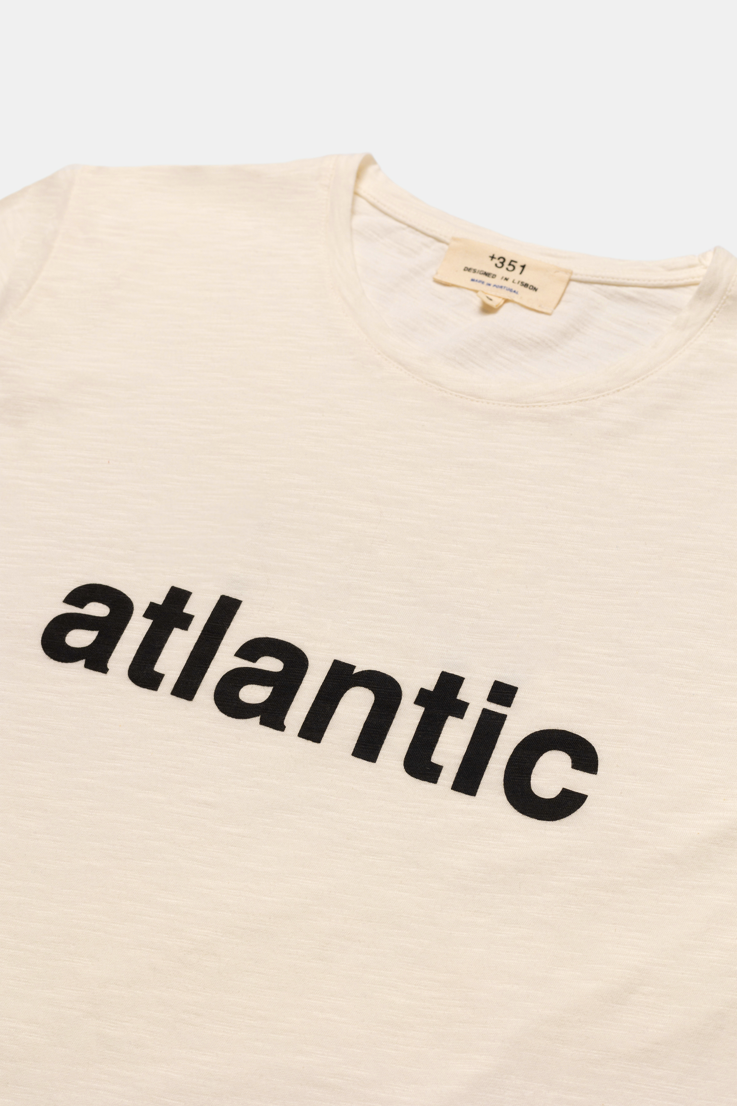 T-SHIRT ATLANTIC CRU/CHARCOAL
