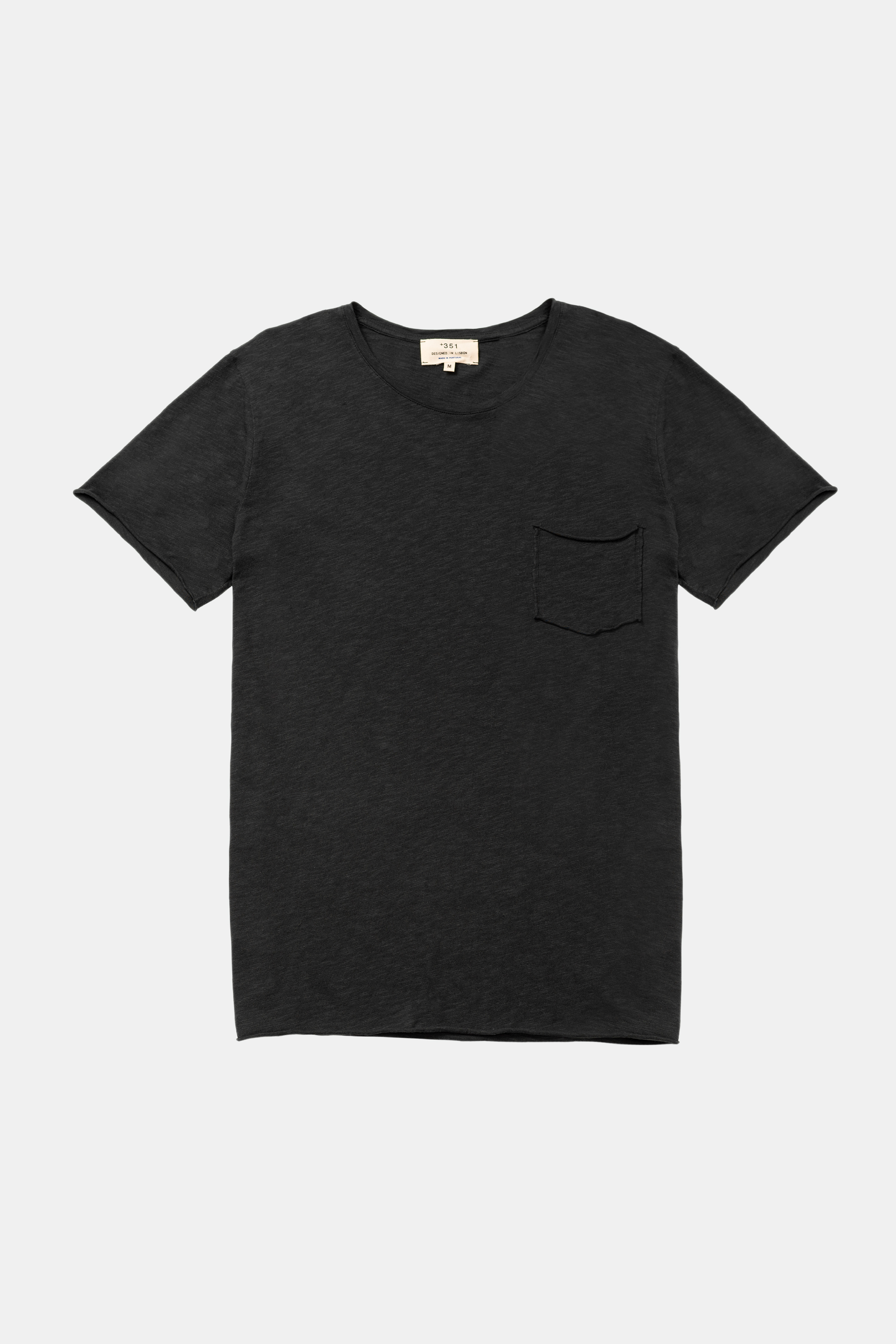 T-SHIRT ESSENTIAL LOGO FREE CHARCOAL