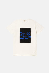 T-SHIRT GRAPHIC SHARKS OFF-WHITE