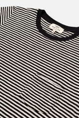 T-SHIRT STRIPES BLACK/ OFF-WHITE